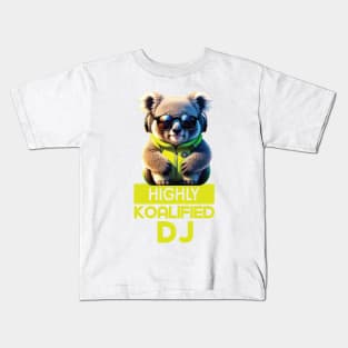 Just a Highly Koalified DJ Koala 6 Kids T-Shirt